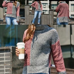 Sweater high neck